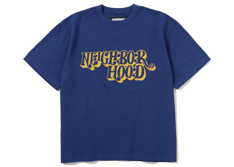 Neighborhood Sulfur Dye Crewneck Tee Navy