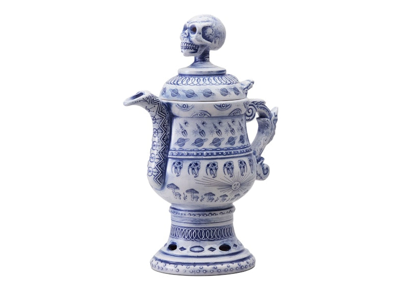 Neighborhood x Dr. Woo Meet Skull Head Incense Chamber Blue