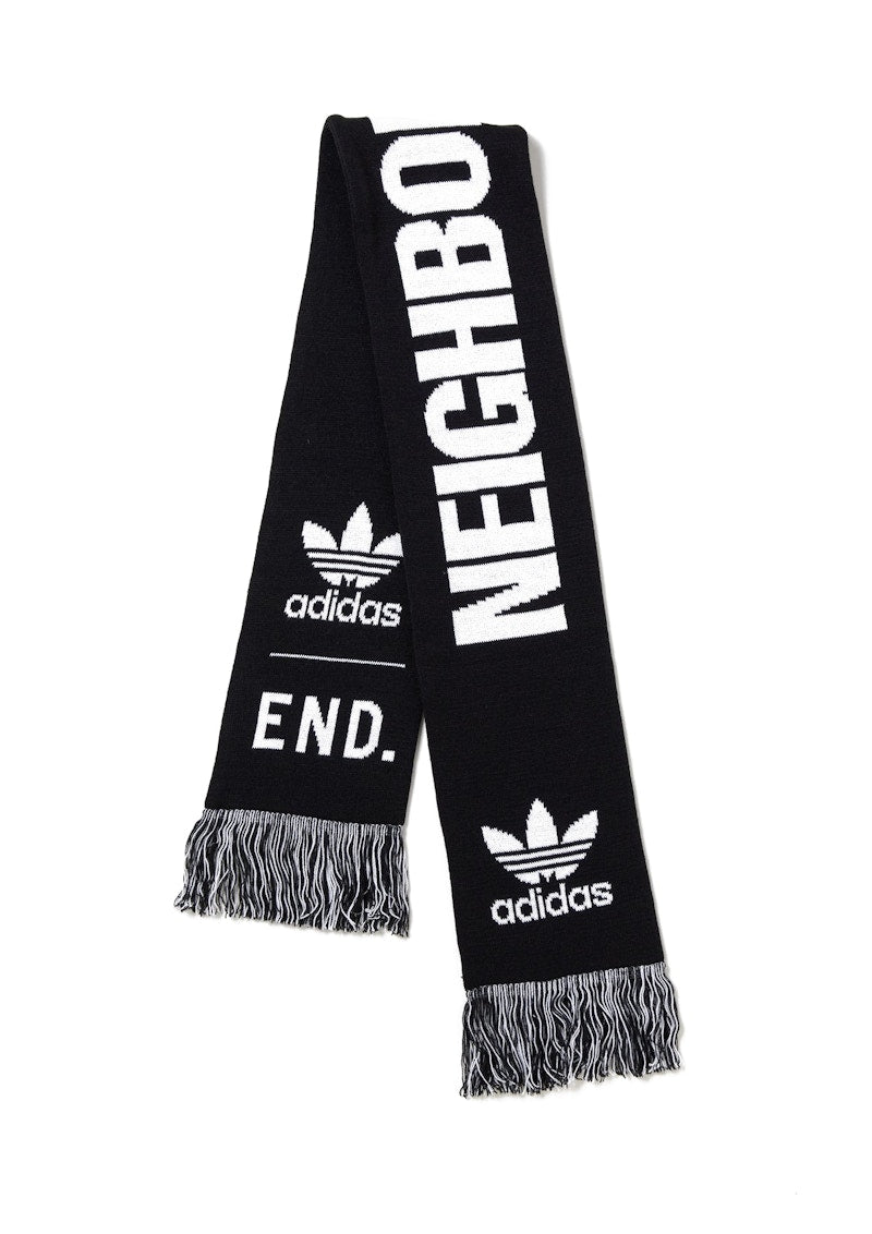 Neighborhood x END x adidas Supporters Scarf Black/White