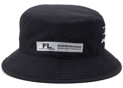 Neighborhood x Futura Laboratories FL-007 Bucket Hat Black