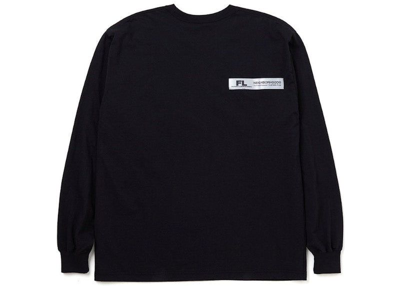Neighborhood x Futura Laboratories FL-007 L/S Tee Black