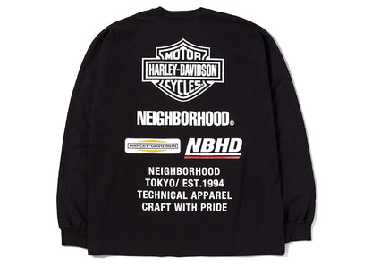 Neighborhood x Harley Davidson L/S Crewneck Black