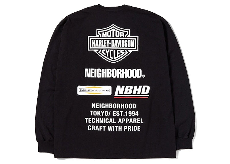 Neighborhood x Harley Davidson L/S Crewneck Black