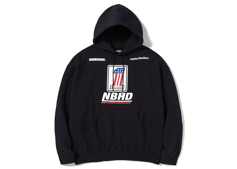 Neighborhood x Harley Davidson Pullover Hoodie Black