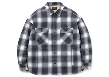 Neighborhood x Pendleton Check Boa Jacket Black