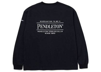 Neighborhood x Pendleton LS Crewneck Pocket T-Shirt Black