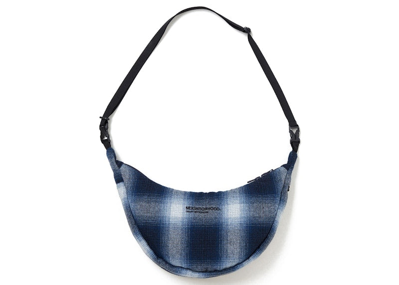 Neighborhood x Pendleton Shoulder Bag Blue