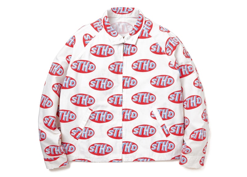 Neighborhood x Saint Mxxxxxx STHD Deck Jacket White Red