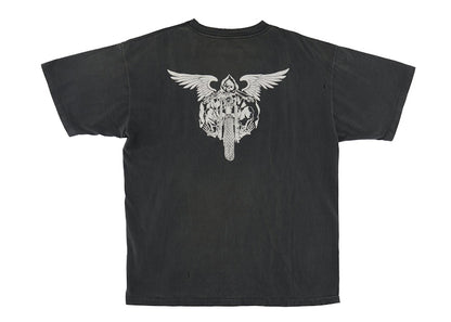 Neighborhood x Saint Mxxxxxx STHD Heaven Hell T-Shirt Vintage Black