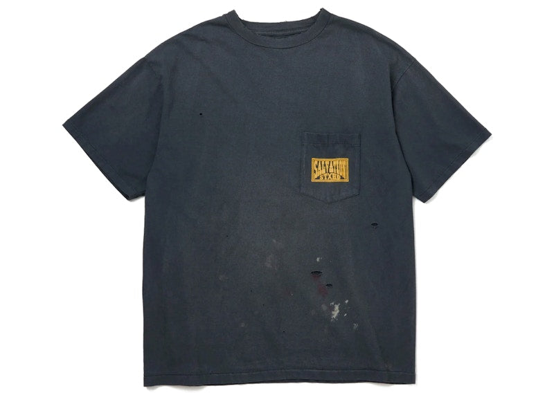 Neighborhood x Saint Mxxxxxx STHD Pocket T-Shirt Vintage Black