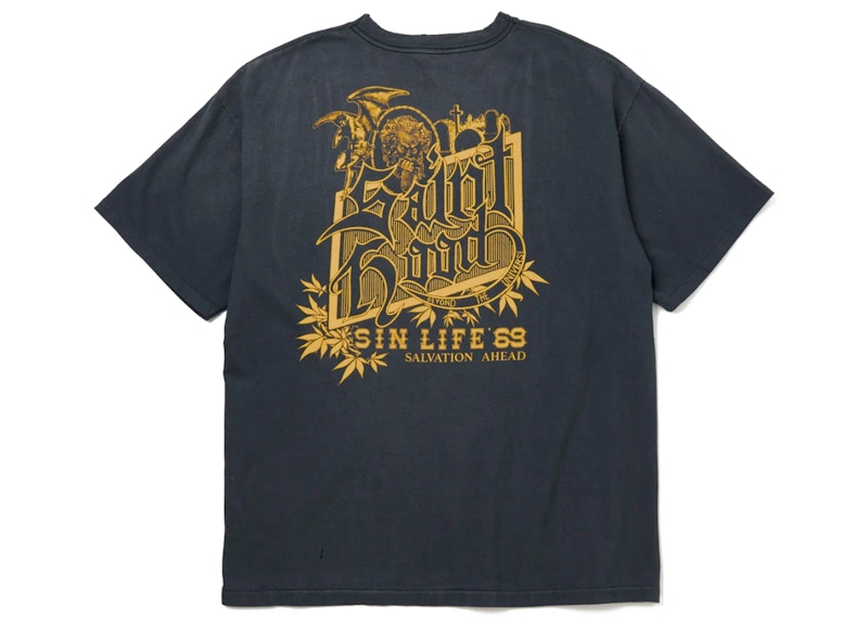 Neighborhood x Saint Mxxxxxx STHD Pocket T-Shirt Vintage Black