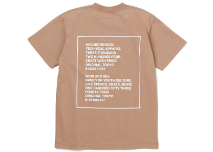 Neighborhood x Wind and Sea #1 T-Shirt Brown