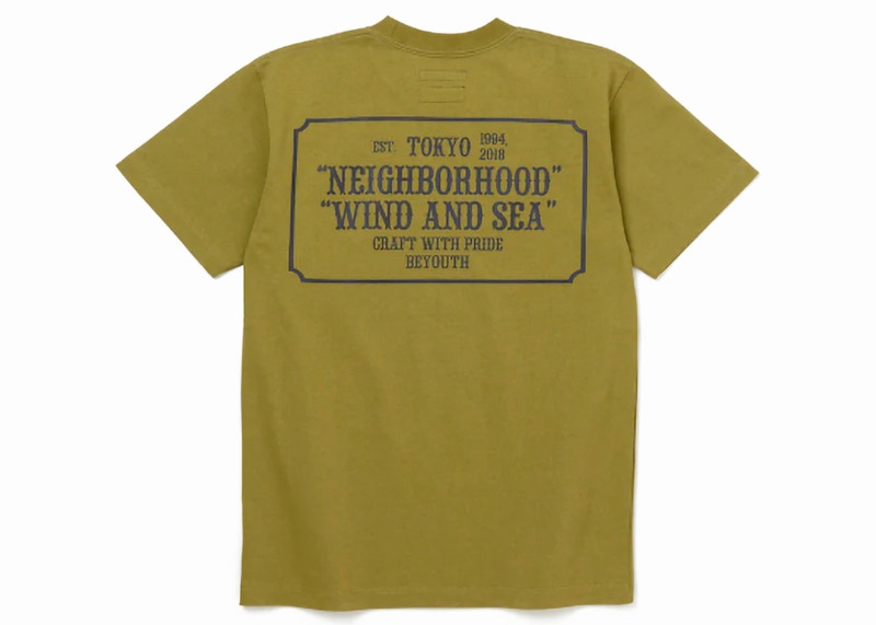 Neighborhood x Wind and Sea #2 T-Shirt Olive Drab