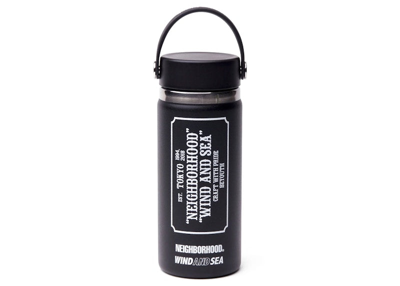 Neighborhood x Wind and Sea Drink Bottle Black