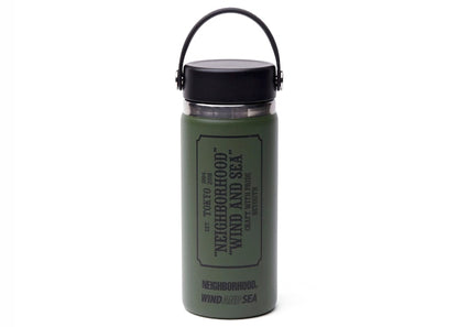 Neighborhood x Wind and Sea Drink Bottle Olive Drab
