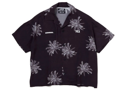 Neighborhood x Wind and Sea Hawaiian Shirt Black