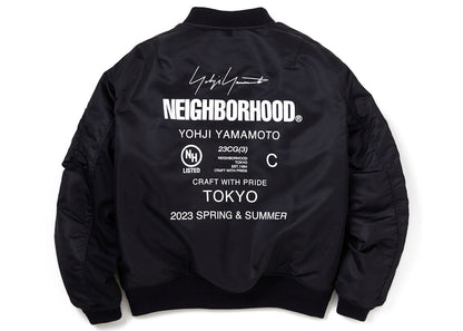 Neighborhood x Yohji Yamamoto MA-1 Jacket Black