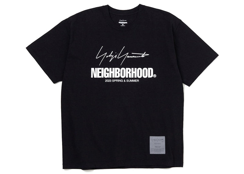 Neighborhood x Yohji Yamamoto S/S T-Shirt Black