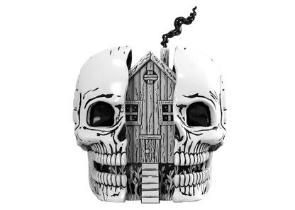 Neomiei Mighty Jaxx Skull House Figure