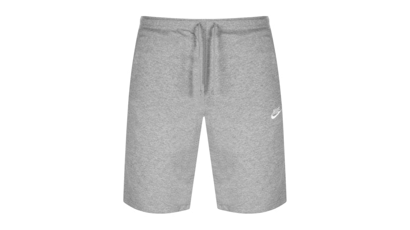 Nike Branded Swoosh Logo Shorts Grey