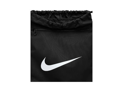 Nike Brasilia 9.5 Training Gym Sack 18L Bag Black/Black/White