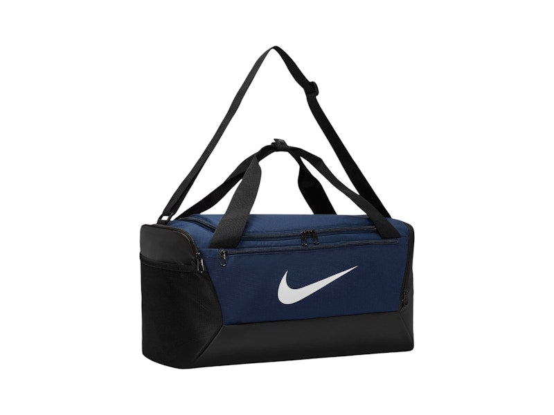 Nike Brasilia Training Duffel Small 41L Bag Midnight Navy/Black/White