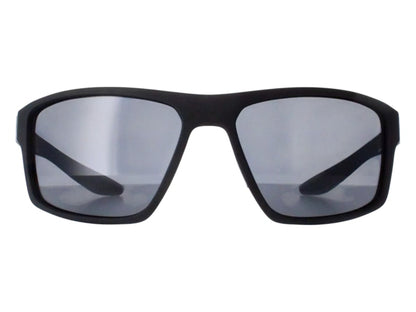 Nike Brazen Fury Wrap Sunglasses Matte Black Silver Flash (BRAZEN-FURY-MI-DC3294-011-6017)