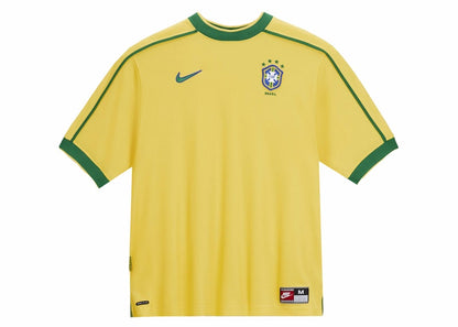 Nike Brazil 1998 Reissue Soccer Replica Jersey Varsity Maize/Pine Green