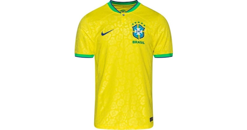 Nike Brazil 2022/23 Stadium Home Jersey Dynamic Yellow/Green Spark/Paramount Blue/Paramount Blue