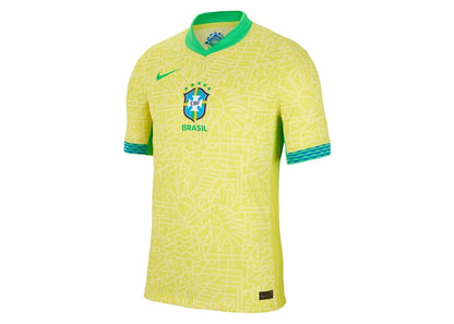 Nike Brazil 2024 Match Home ADV Authentic Jersey Dynamic Yellow/Lemon Chiffon/Green Spark