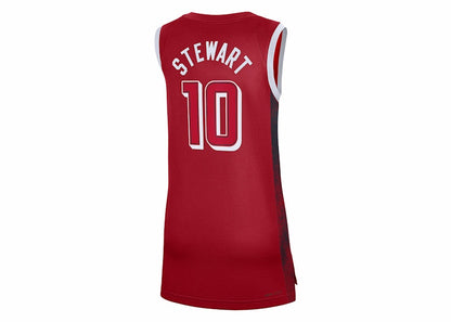 Nike Breanna Stewart Team USA USAB Limited Road Jersey Red