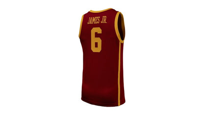 Nike Bronny James USC 2023/24 College Basketball Jersey Team Crimson