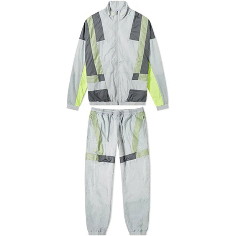 Nike CLOT Woven Track Suit Wolf Grey/Dark Grey/Volt