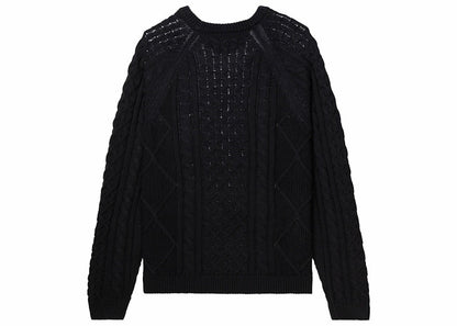 Nike Cable Knit L/S Sweater (Asia Sizing) Black