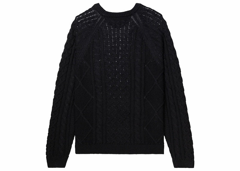 Nike Cable Knit L/S Sweater (Asia Sizing) Black