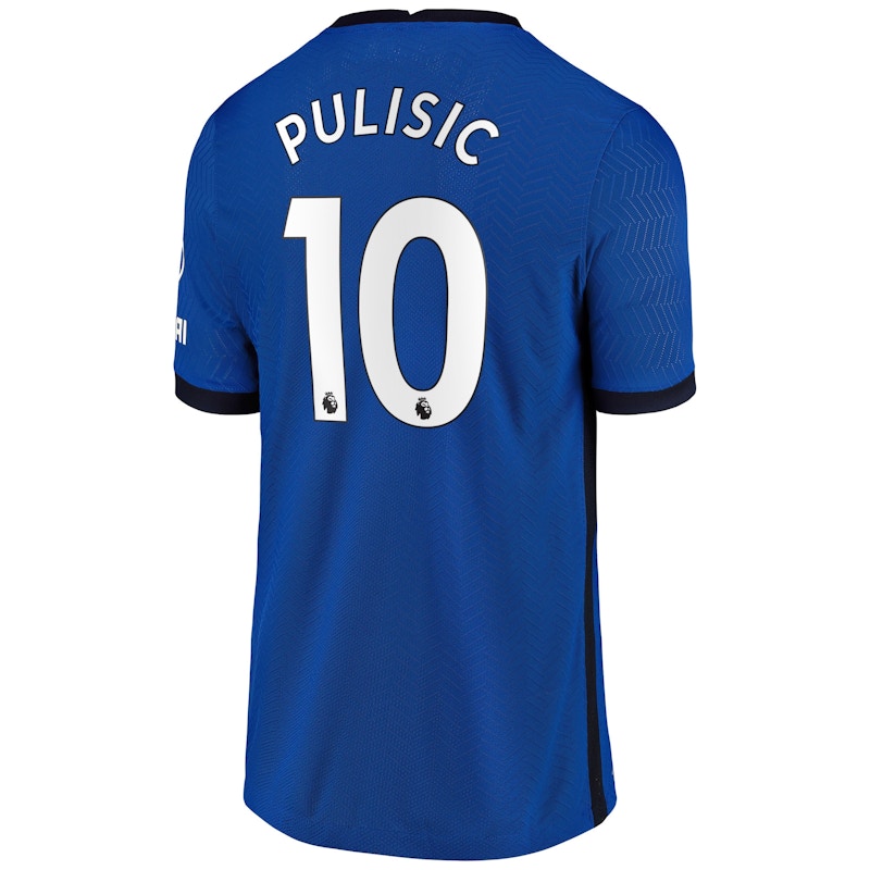 Nike Chelsea Home Vapor Match Shirt 2020-21 with Pulisic 10 printing Kids Jersey Blue