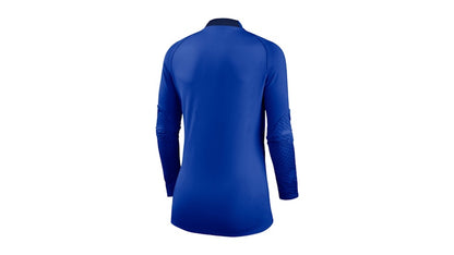 Nike Chelsea Women's Strike Drill Raglan Performance Quarter-Zip Top Blue