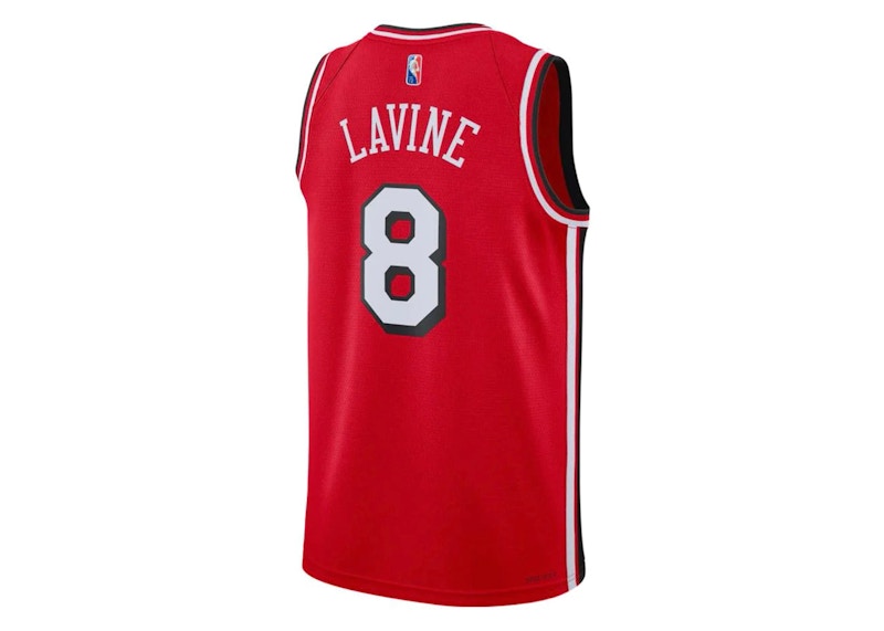 Nike Chicago Bulls Lavine City Edition Jersey Red