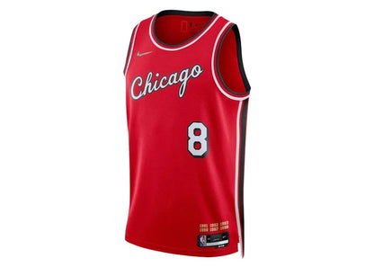 Nike Chicago Bulls Lavine City Edition Jersey Red