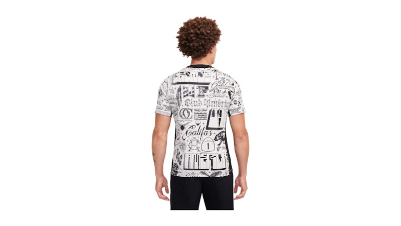 Nike Club America 2024/25 CA Academy Pro Pre-Match Performance Top Cream