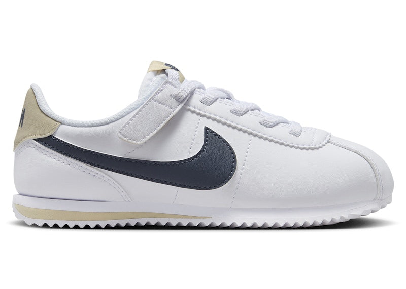 Nike Cortez EasyOn White Desert Khaki Thunder Blue (PS)