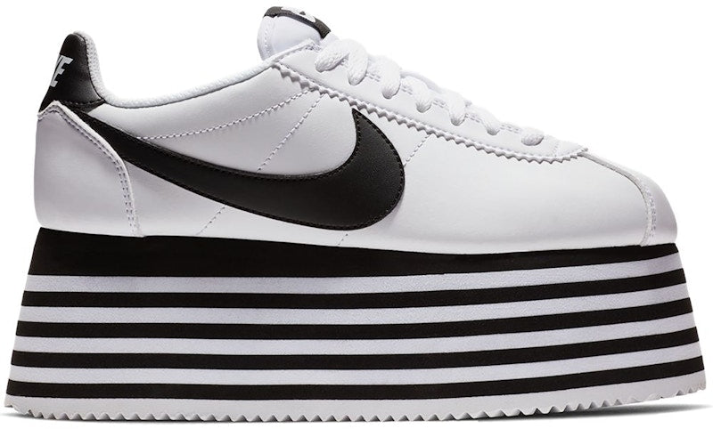 Nike Cortez Platform Comme des Garcons White Black (Women's)