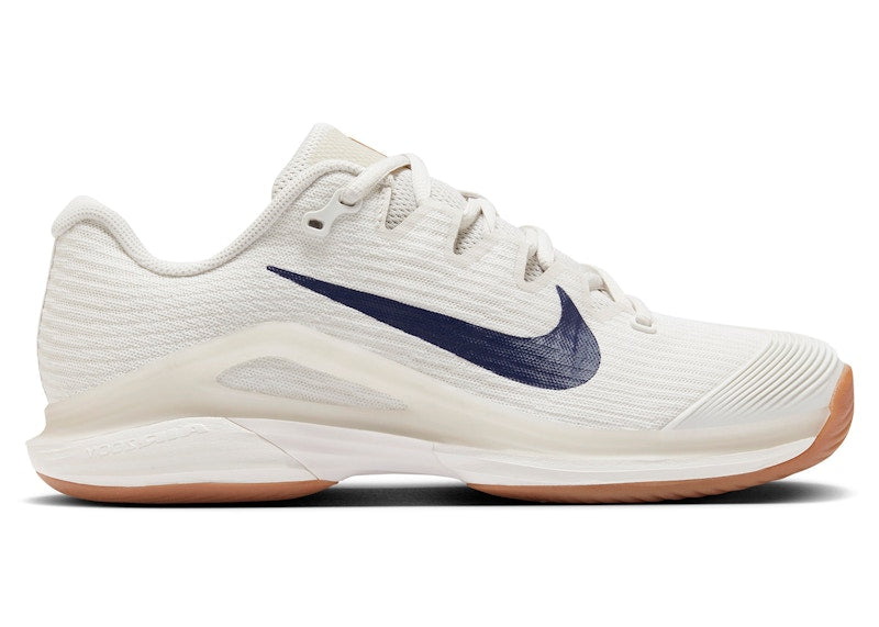 Nike Court Air Zoom Vapor 12 HC Summit White Phantom Gum Medium Brown Binary Blue (Women's)