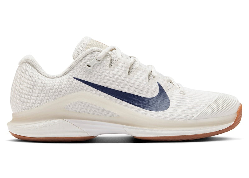 Nike Court Air Zoom Vapor 12 HC Summit White Phantom Gum Medium Brown Binary Blue