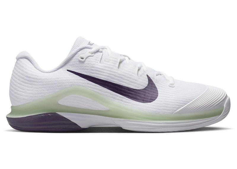 Nike Court Air Zoom Vapor 12 HC White Volt Dark Raisin
