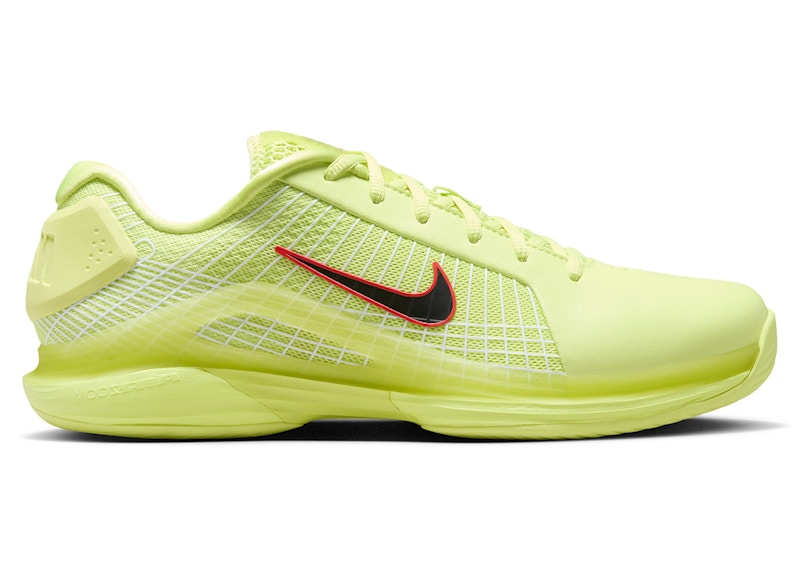 Nike Court Air Zoom Vapor 12 Hypersmash HC Light Lemon Twist Light Crimson White Black
