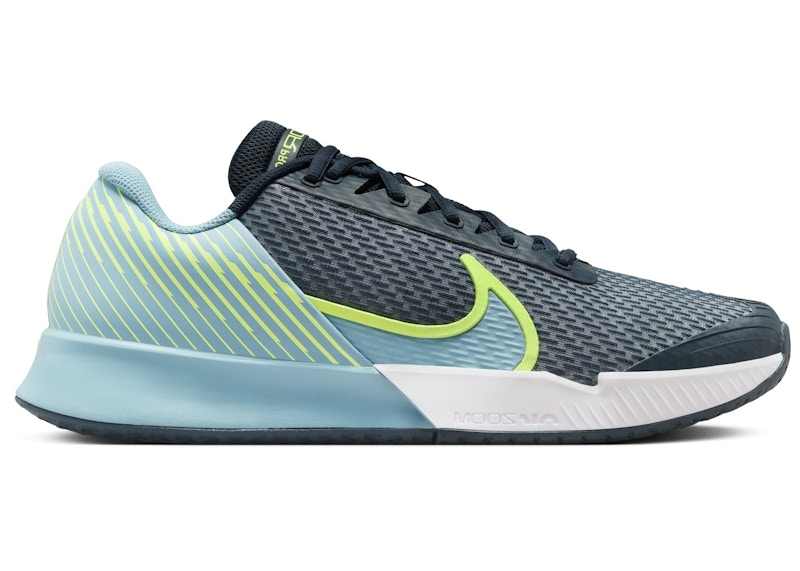 Nike Court Air Zoom Vapor Pro 2 HC Armory Navy Volt Denim Turquoise