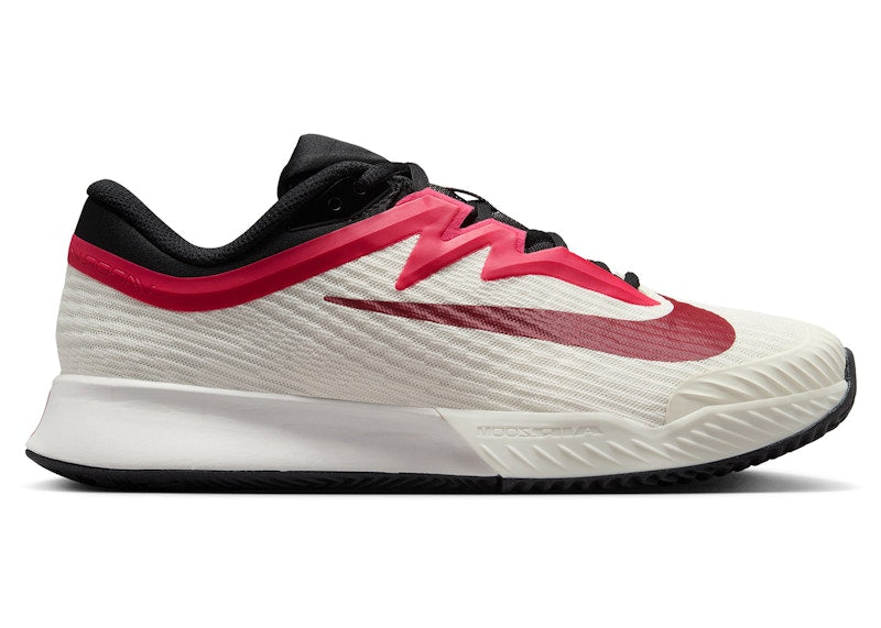 Nike Court Air Zoom Vapor Pro 3 Clay Pale Ivory Sail Team Red Rush Pink (Women's)