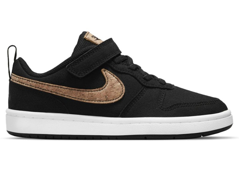 Nike Court Borough Low 2 Canvas Black Praline (PS)