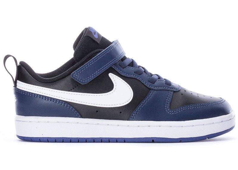 Nike Court Borough Low 2 Midnight Navy Black White (PS)